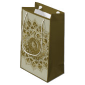Petit Sac Cadeau Classique Mandala Inde Style 4 (Dos Angle)