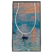 Petit Sac Cadeau Claude Monet Impression Sunrise Français (Devant)