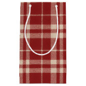 Petit Sac Cadeau Claus Christmas Plaid (Devant)
