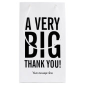 Petit Sac Cadeau Clients et employés de l'entreprise remerciez les (Dos)