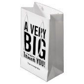 Petit Sac Cadeau Clients et employés de l'entreprise remerciez les (Devant Angle)