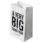 Petit Sac Cadeau Clients et employés de l'entreprise remerciez les (Dos Angle)