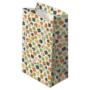 PETIT SAC CADEAU CLOVER LEAVES ST PATRICK