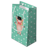 Petit Sac Cadeau Cochon et étoiles (Dos Angle)