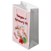 Petit Sac Cadeau Cocktail Cheer Hibiscus Flower Palm Feuilles (Devant Angle)