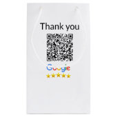 Petit Sac Cadeau Code QR minimal simple ajouter un logo nom de code (Dos)