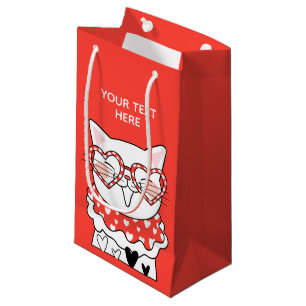 Petit Sac Cadeau Coeur mignon de Kitty