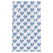 Petit Sac Cadeau Coeurs bleus (Devant)