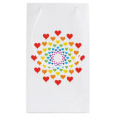 Petit Sac Cadeau Coeurs heureux (Dos)