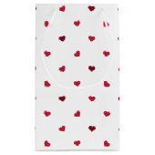 Petit Sac Cadeau Coeurs rouges (Dos)