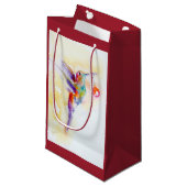 Petit Sac Cadeau Colibri avec ornement (Devant Angle)