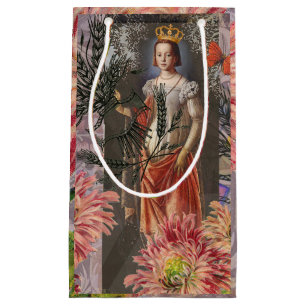 Petit Sac Cadeau Collage de la déesse céleste Vierge : Céleste vint