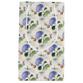 Petit Sac Cadeau Collage Hydrangea (Devant)