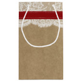 Petit Sac Cadeau Collection de Mariages de tournesol rustique - Rou (Dos)