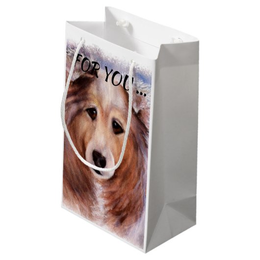 PETIT SAC CADEAU COLLIE GORGEUSE (Dos Angle)