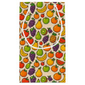 Petit Sac Cadeau Colorful fruits patterned (Dos)