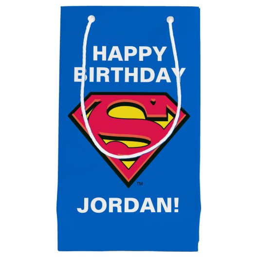 Petit Sac Cadeau Comics DC | Superman | Logo classique (Devant)