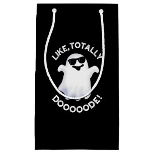 Petit Sac Cadeau Comme Totalement Doode Funny Ghost Pun Dark BG