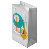 Petit Sac Cadeau Conception abstraite MCM (Devant Angle)