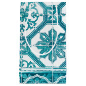 Petit Sac Cadeau Conception bleue portugaise traditionnelle de (Devant)