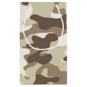 Petit Sac Cadeau Conception Brown de Camo (Dos)