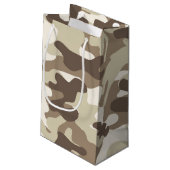 Petit Sac Cadeau Conception Brown de Camo (Dos Angle)