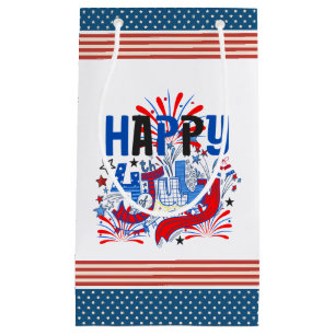 Petit Sac Cadeau Conception de célébration patriotique du 4 juillet