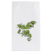Petit Sac Cadeau Conception de dragon volant (Dos)