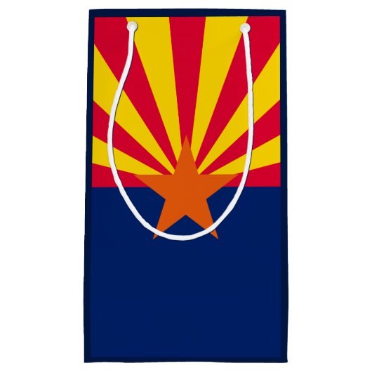 Petit Sac Cadeau Conception de drapeau d'état de l'Arizona (Devant)
