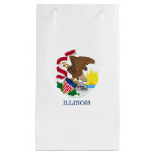 Petit Sac Cadeau Conception de drapeau d'état de l'Illinois (Devant)
