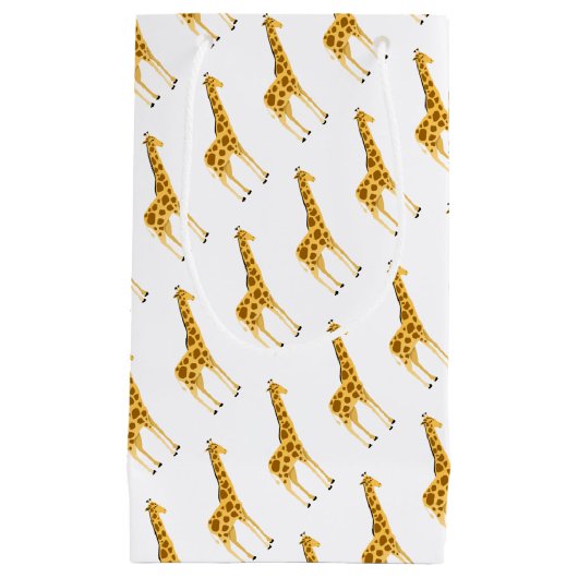 Petit Sac Cadeau Conception de girafe (Devant)
