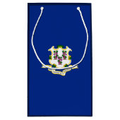 Petit Sac Cadeau Conception de l'indicateur d'état Connecticut (Dos)