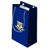 Petit Sac Cadeau Conception de l'indicateur d'état Connecticut (Dos Angle)