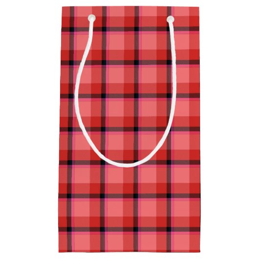 Petit Sac Cadeau Conception de tartan (Devant)