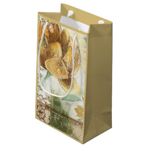 Petit Sac Cadeau Conception décorative de fresque avec la fleur de