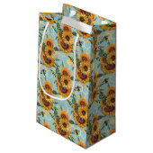 Petit Sac Cadeau Conception des séries tournesol et abeille Dix (Dos Angle)