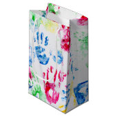 Petit Sac Cadeau conception d'impression à la main pour enfants (Devant Angle)