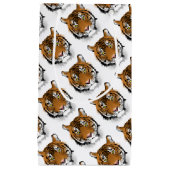 Petit Sac Cadeau Conception d'impression de tête de tigre (Devant)