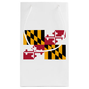 Petit Sac Cadeau Conception du drapeau de l'État du Maryland