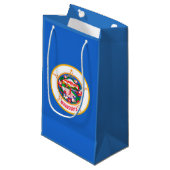 Petit Sac Cadeau Conception du drapeau de l'État du Minnesota (Devant Angle)