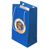 Petit Sac Cadeau Conception du drapeau de l'État du Minnesota (Dos Angle)