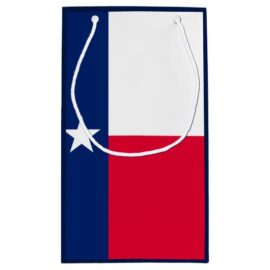 Petit Sac Cadeau Conception du drapeau de l'État du Texas (Dos)