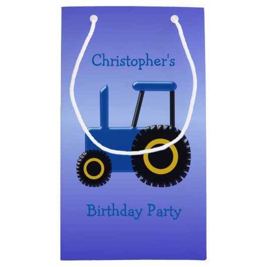 Petit Sac Cadeau Conception du tracteur (Dos)