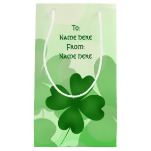 Petit Sac Cadeau Conception mignonne de shamrock