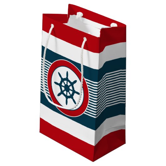 Petit Sac Cadeau Conception nautique (Dos Angle)