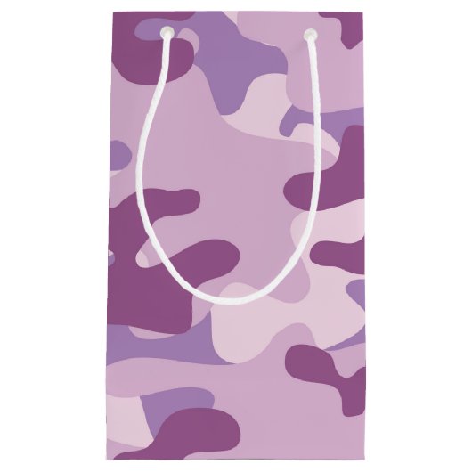 Petit Sac Cadeau Conception pourpre de Camo (Devant)