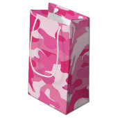 Petit Sac Cadeau Conception rose et blanche de Camo (Dos Angle)