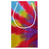 Petit Sac Cadeau conception tie-dye rétro (Dos)