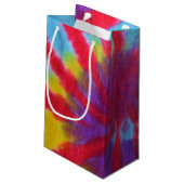 Petit Sac Cadeau conception tie-dye rétro (Dos Angle)