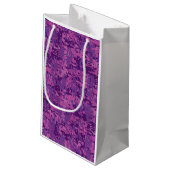 Petit Sac Cadeau Connexion Libra sur Camo numérique Fuchsia (Dos Angle)
